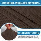 Ystyle Sofa Sitzkissenbezug Stretch, Sofa Sitzbezug, Elastischer Kissenbezüge, Sofa Sitzkissen Sofa Überzug Couch Überzug Schonbezug Sofabezug Sofaschoner (Kaffee, Großer 1 Sitzer)