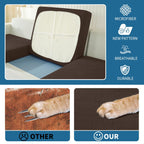 Ystyle Sofa Sitzkissenbezug Stretch, Sofa Sitzbezug, Elastischer Kissenbezüge, Sofa Sitzkissen Sofa Überzug Couch Überzug Schonbezug Sofabezug Sofaschoner (Kaffee, Großer 1 Sitzer)