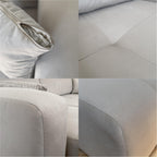 GREKPOL Sofa mit Schlaffunktion 145x248 - Beige Ecksofa mit Schlaffunktion und Bettkasten - Sofa 3 Sitzer - Schlafsofa - Couch - Schlafsofa mit Bettkasten